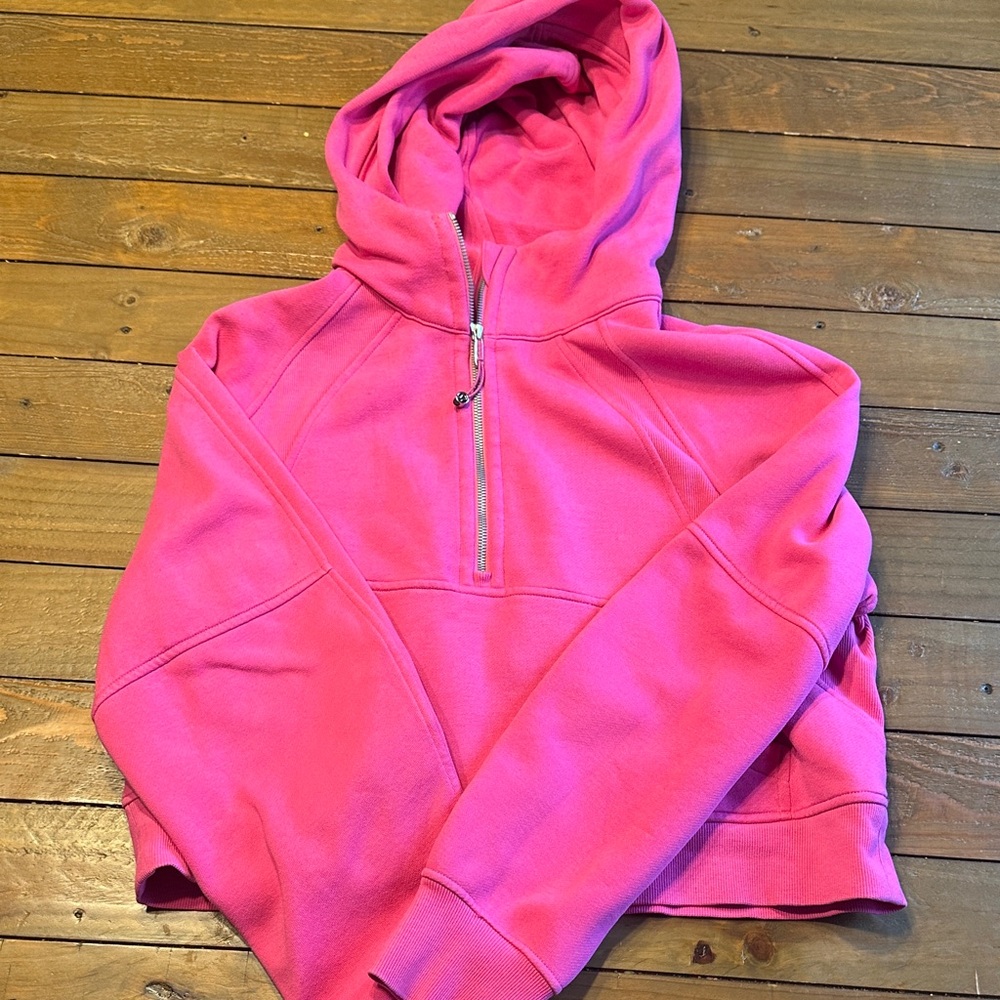 lululemon athletica Vibrant Pink Hoodie Sweater